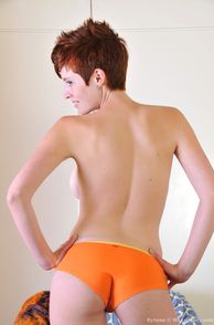 Tasty Ass Amateur In Orange Panties